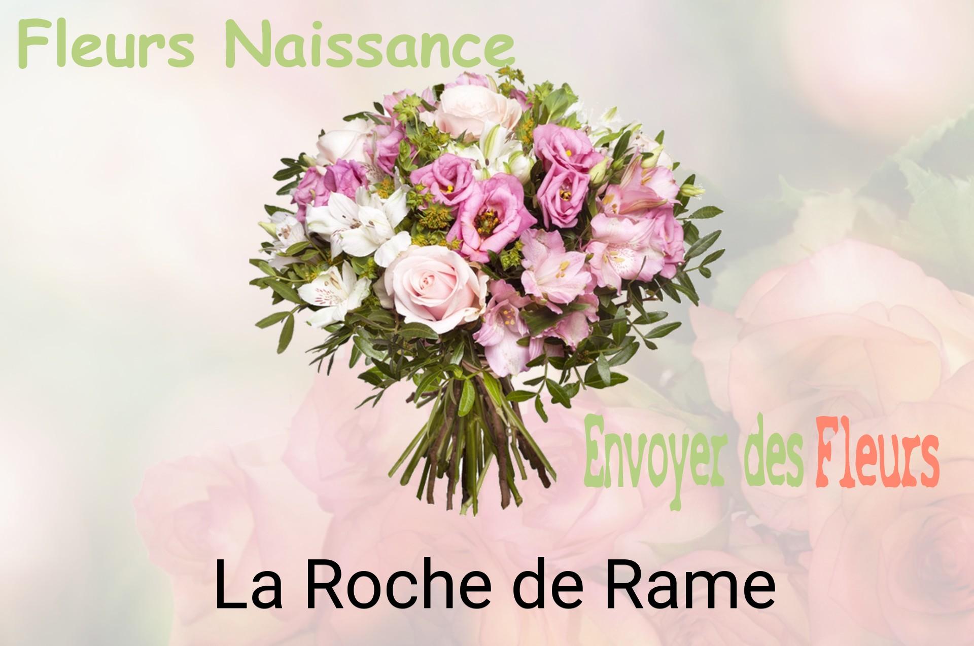 Bouquet de fleurs de naissance livré à La Roche-de-Rame