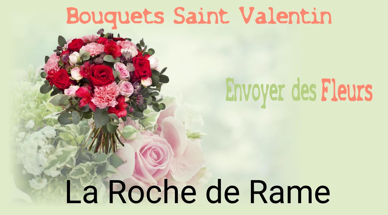 Roses de Saint-Valentin livrées à La Roche-de-Rame